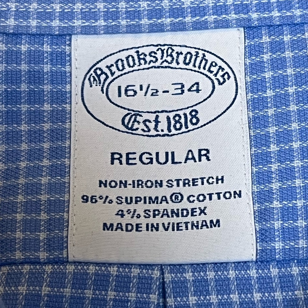 Brooks Brothers Blue Dress Shirt - Picture 2 of 2